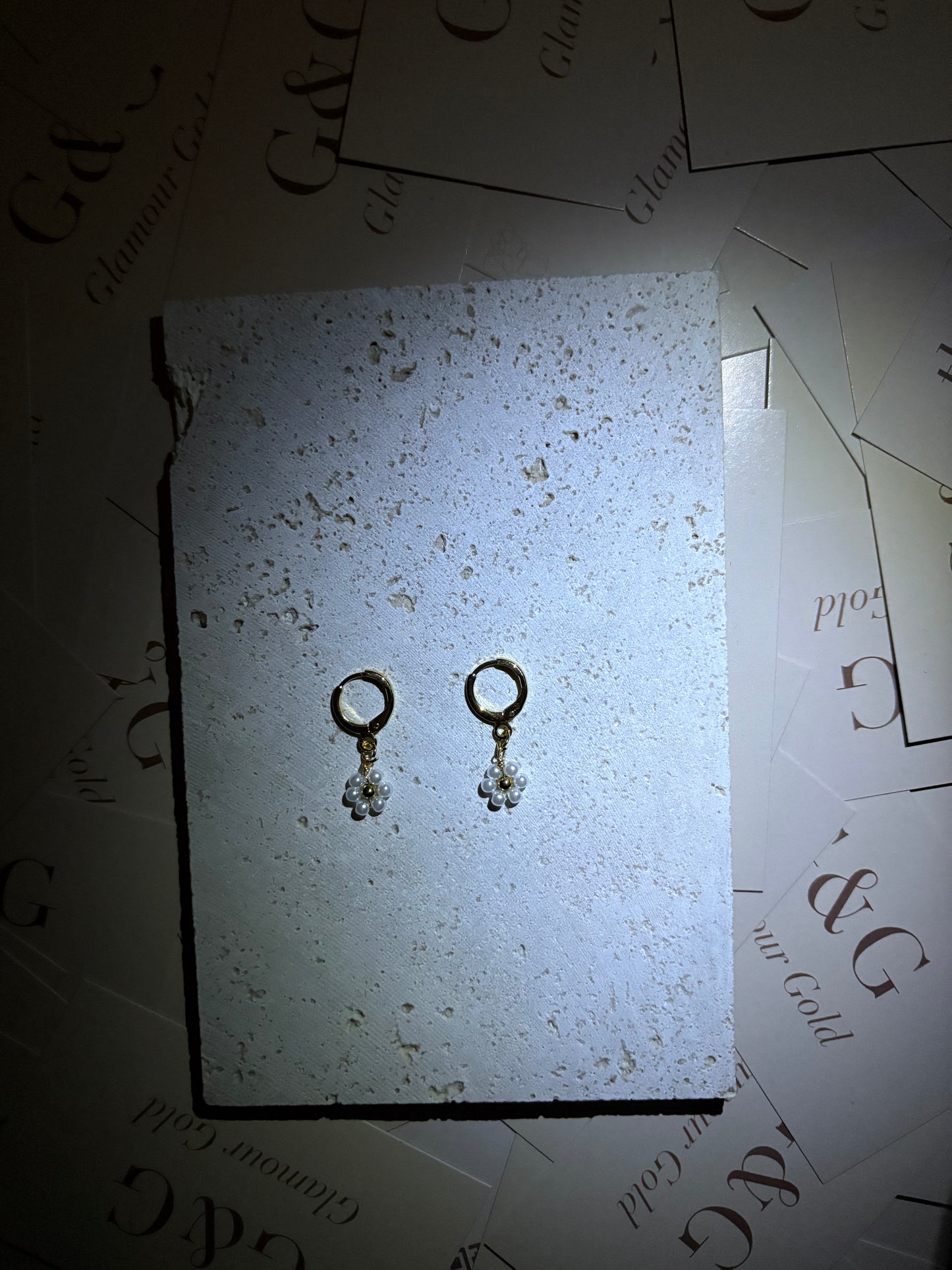 Daisy Pearl Earrings