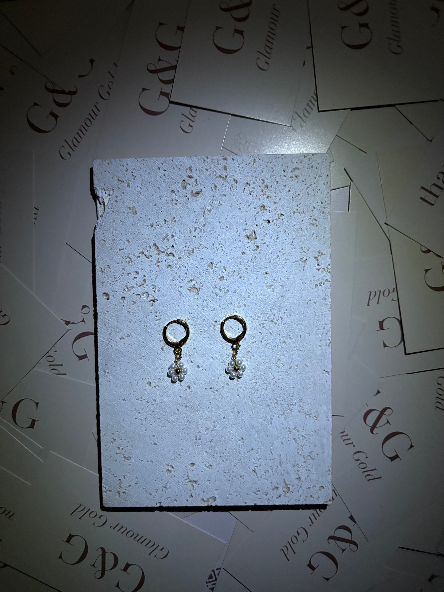 Daisy Pearl Earrings