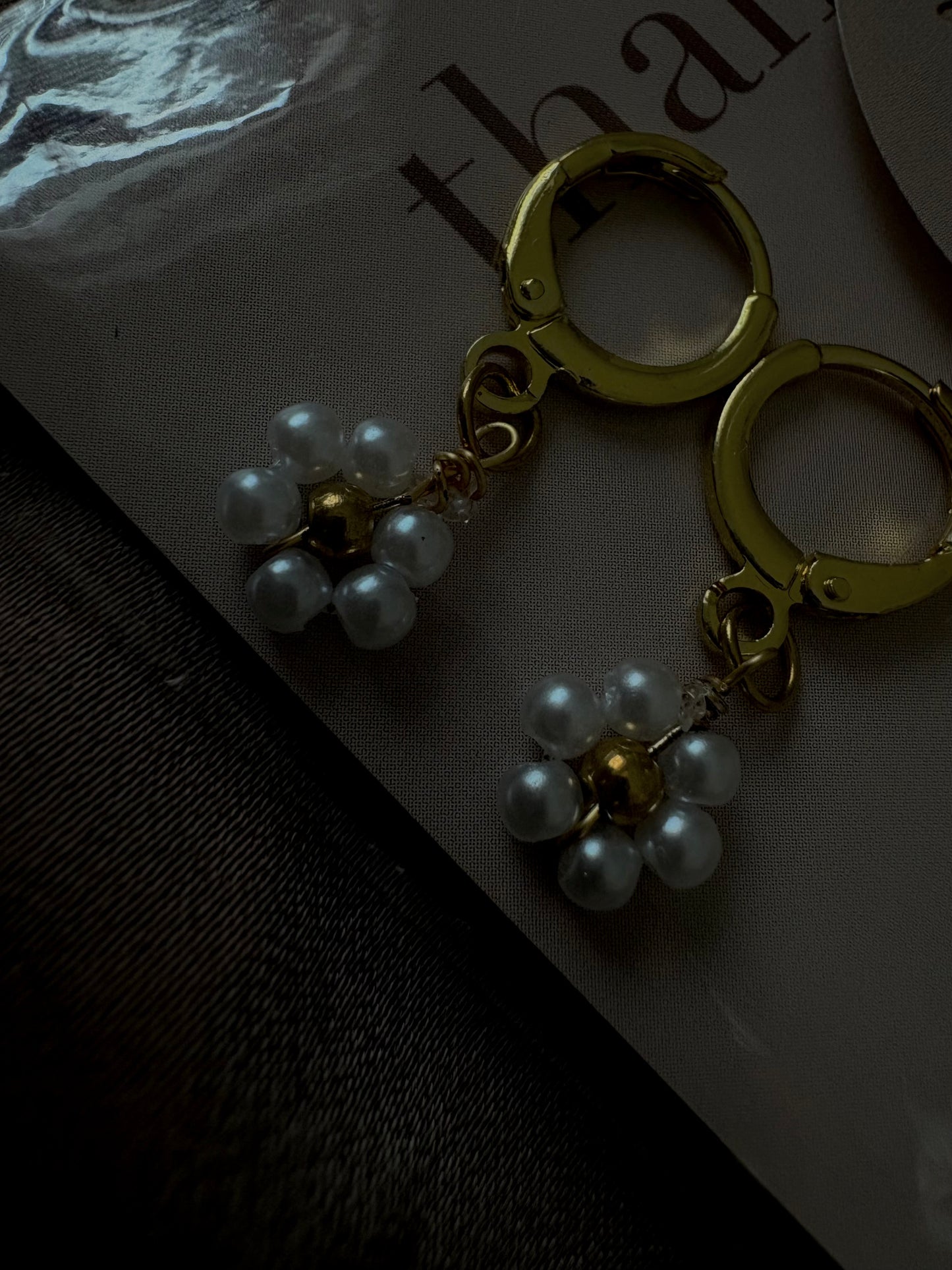 Daisy Pearl Earrings